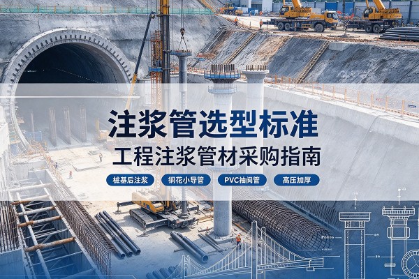 莒县注浆管选型标准