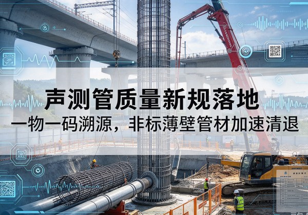 莒县声测管质量新规落地，一物一码溯源，非标薄壁管材加速清退