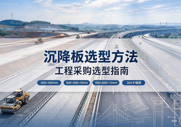 莒县沉降板选择方法